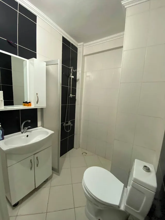 Male Dorm, Economy, Twin Beds, Sea View, Shared Bathroom, Trabzon Apart Nuralp 7/8