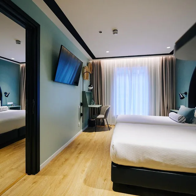 غرفة عائلية بسرير فردي، Hotel Vincci Bonjardim 1/7