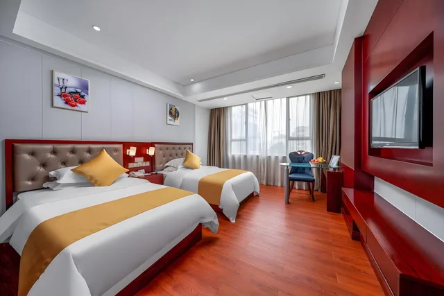 غرفة بزنس بسريرين مزدوجين، Guangzhou Shi Liu Hotel 1/3