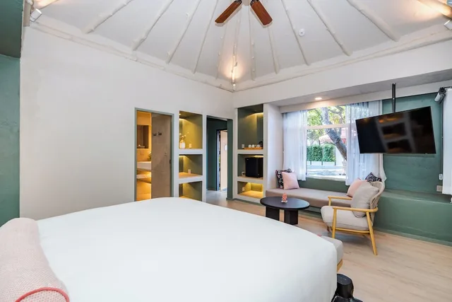 غرفة بسرير مزدوج بإطلالة على الحديقة، Supatra Hua Hin Resort 1/7