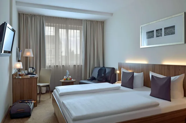 غرفة مفردة بسريرين منفصلين، B&B Hotel Berlin City-Ost (ex. Best Western Hotel City Ost) 1/3