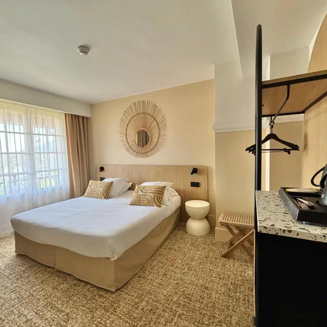 Room, Double Bed, Balcony or Terrace، Hotel and Residence Vacances Bleues Orhoitza 9/10