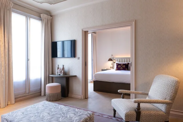 جناح ديلوكس بسرير كوين، Hotel de Montesquieu (ex Hotel Daniel Paris) 5/7
