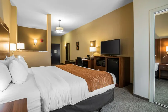 جناح بسرير كينج مع أريكة، Comfort Inn & Suites Sayre, PA 4/10