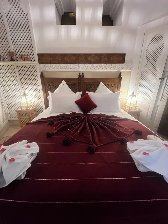 غرفة عائلية بثلاثة أسرّة بحمام خاص، Riad Jnan el Cadi 10/10
