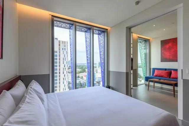 جناح فاخر بسرير كينج بإطلالة على المدينة، Wink Hotel Can Tho 2/3