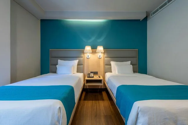 جناح بسريرين منفصلين وسرير كينج بغرفة نوم واحدة مع أريكة، City Express Suites by Marriott Ciudad de Mexico Anzures 4/9