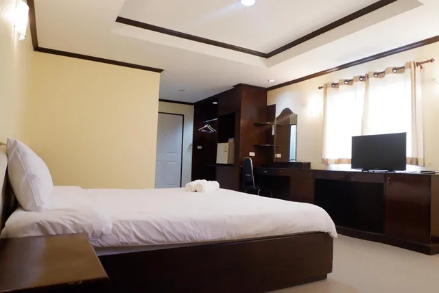 غرفة قياسية بسرير مزدوج، Auychai Grand Hotel 5/8