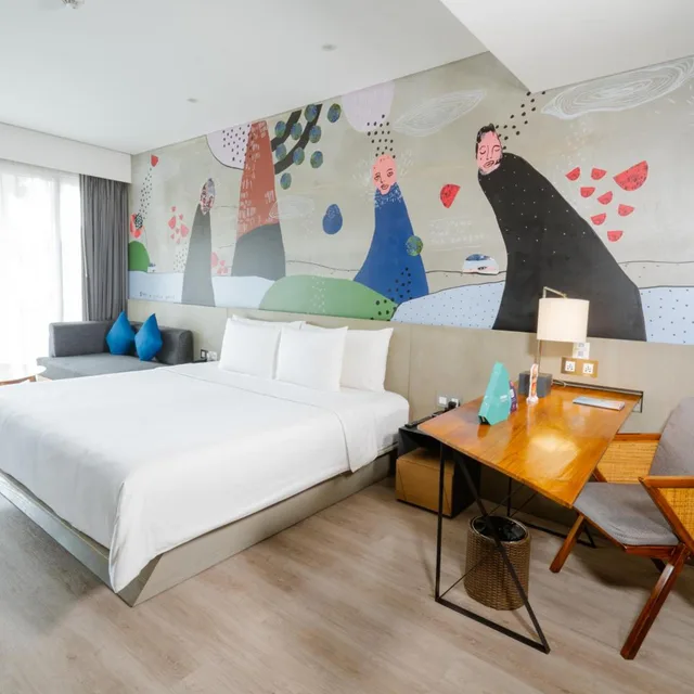 استوديو بسريرين مزدوجين، Artotel Sanur Bali 1/5