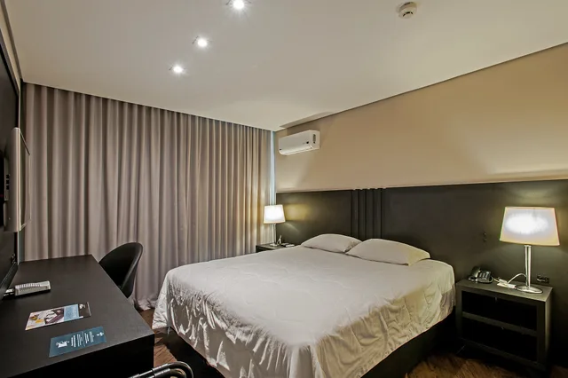 غرفة ديلوكس مفردة بسرير كوين، Slaviero Hotel Baía Norte Florianopolis 3/5