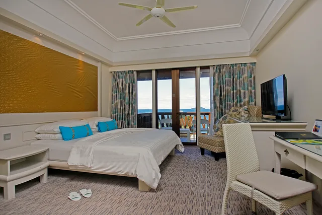 غرفة ديلوكس بسرير مزدوج أو سريرين منفصلين بإطلالة على البحر، The Magellan Sutera Resort 1/3