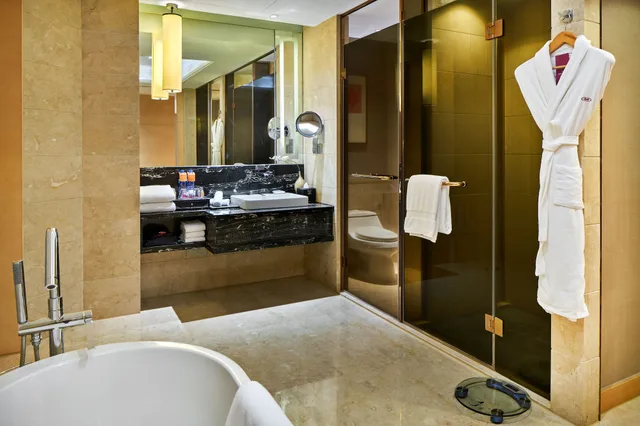 جناح بسرير كينج بغرفة نوم واحدة مع دخول صالة النادي، Crowne Plaza Xian 6/7