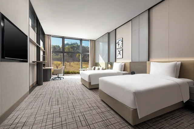 غرفة قياسية بسريرين مزدوجين، Crowne Plaza Quzhou by IHG 2/9