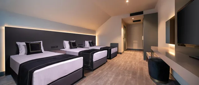 غرفة قياسية بسرير كوين وسرير فردي، MENALO HOTEL PREMIUM ISTANBUL AIRPORT 1/3
