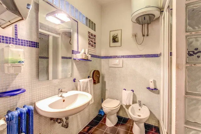 غرفة بسرير مزدوج بحمام خاص، B B Piramide Terrace 9/10