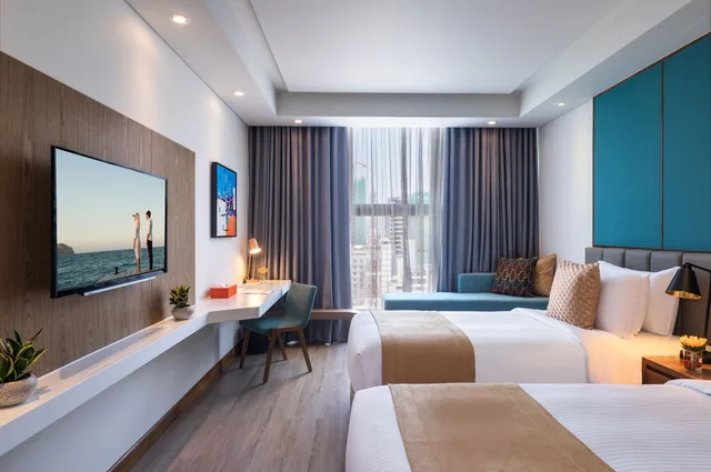 غرفة سوبيريور بسريرين منفصلين، Citadines Bayfront Nha Trang 2/6