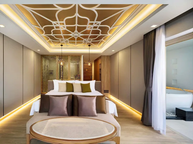 جناح ديلوكس بسرير كينج بإطلالة على الجبل، Avista Grande Phuket Karon MGallery 3/10