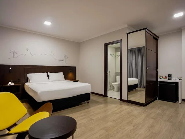 غرفة سوبيريور بسرير مزدوج، Mercure Jaragua do Sul Hotel 3/10