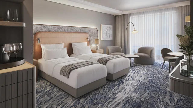 غرفة كلاسيكية بسريرين منفصلين بإطلالة على الجبل، InterContinental Table Bay Cape Town by IHG 2/7