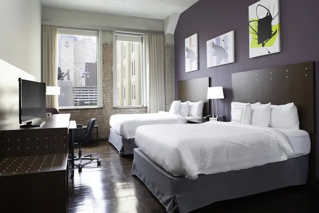 جناح تنفيذي بسريرين كوين، Fairfield Inn And Suites Dallas Downtown 4/10