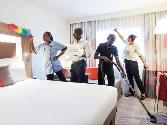غرفة تنفيذية بسرير مزدوج بإطلالة على المدينة، Novotel Paris La Defense Esplanade 10/10
