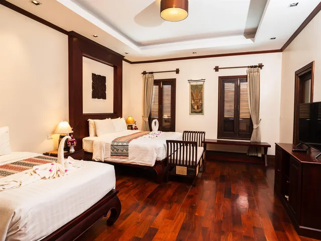 غرفة عائلية بسرير مزدوج، Houngvilai Hotel 1/2