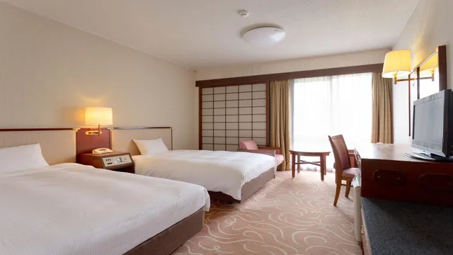 Garden, Twin Beds, Annex، ART HOTEL Narita 1/1