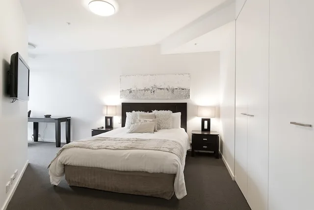 شقة عائلية بسريرين كوين بإطلالة على المرفأ بغرفتي نوم بمطبخ، Docklands Private Collection of Apartments - NewQuay 1/3