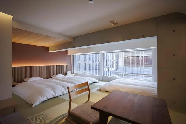 غرفة يابانية عصرية بسريرين منفصلين، Gion Elite Terrace 2/2