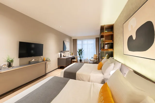 غرفة عائلية رباعية بسريرين كوين، Dash Living on Prat 5/6