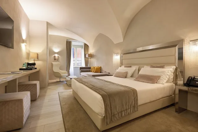 جناح جونيور بسرير كينج مع أريكة، Terrace Pantheon Relais 2/9