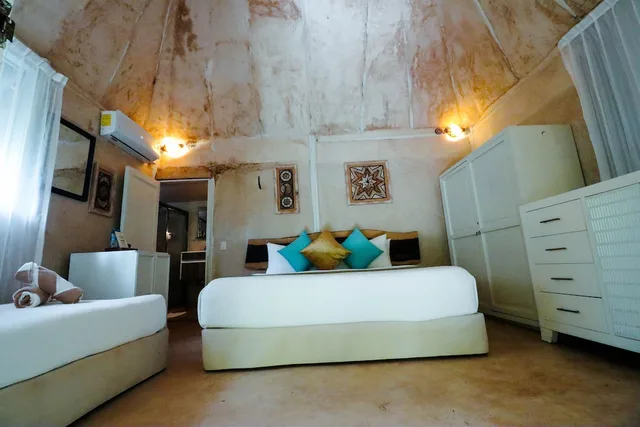 جناح بسرير كينج وسرير فردي بإطلالة على المسبح، Villa Las Estrellas 6/10
