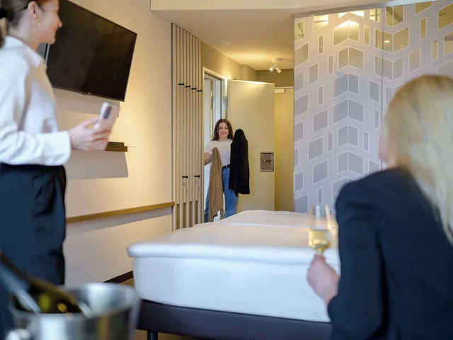 غرفة متصلة سوبيريور بسريرين منفصلين، Mercure Zurich City 5/8