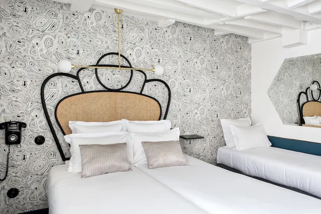 غرفة ثلاثية بسرير كوين وسرير فردي، Hotel Panache 2/3