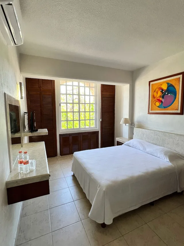 جناح رئاسي بسريرين منفصلين بإطلالة على المدينة بشرفة، Hotel Cancun Handall 1/3