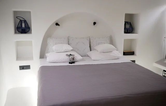 جناح عائلي بسريرين كينج بإطلالة جزئية على البحر، Santorini Dreams Villas 3/10