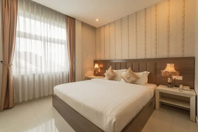 شقة بريميير بسريرين كينج بغرفتي نوم، Eden Plaza Danang 7/10