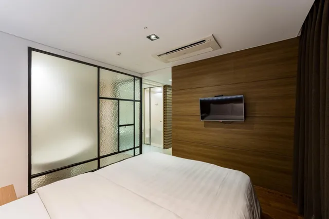 غرفة بريميير بسرير مزدوج، Brown Dot Hotel Incheon Songdo 1/7
