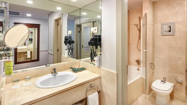 غرفة بسرير مزدوج مع سرير إضافي، Sercotel Gran Hotel Conde Duque 10/10