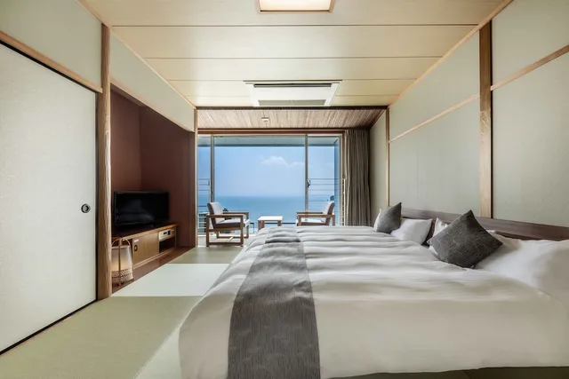 Japanese, Futon Bed, Twin Beds, Tatami, South Wing، Spa & Resort Hotel Solage Oita-Hiji 2/3