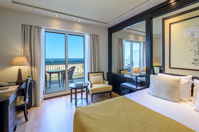 غرفة تنفيذية بسرير كوين بإطلالة على الشاطئ بشرفة، Balneario Las Arenas Resort 4/8