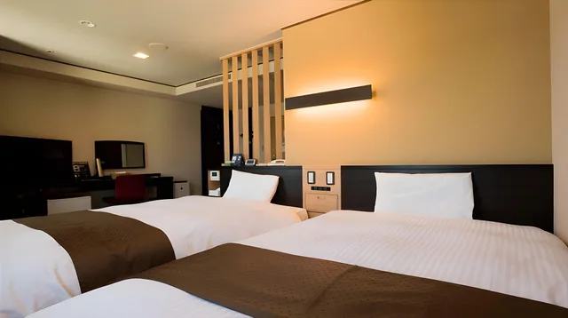 غرفة ملكية بسريرين منفصلين في الطابق العلوي، Kagoshima Plaza Hotel Tenmonkan 1/1