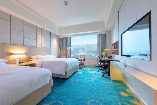 Elite, 2 Double Beds, City View, Renaissance Suzhou Hotel 2/4