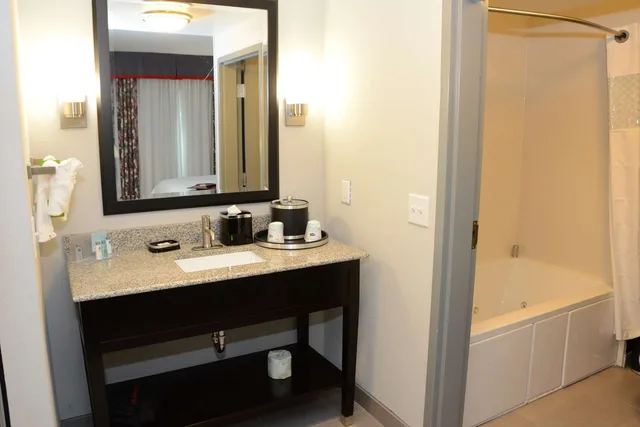 جناح استوديو بسرير كينج بحوض جاكوزي، Hampton Inn And Suites Albany 2/2