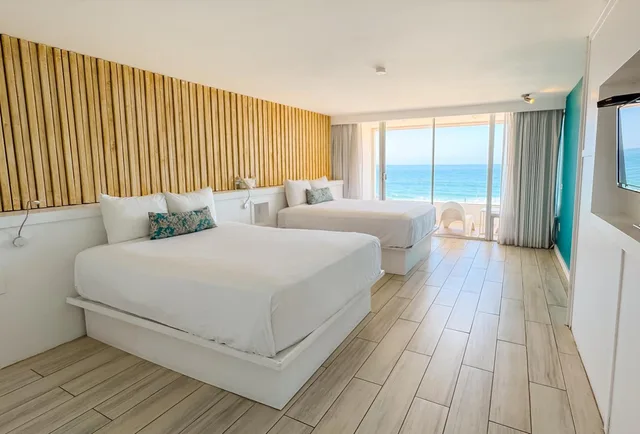 غرفة بسرير مزدوج بإطلالة على البحر، Hotel Castillos Del Mar 1/7