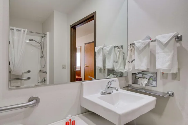 غرفة بسرير كينج يُسمح فيها بالحيوانات الأليفة لذوي الإعاقة، Econo Lodge Livingston Gateway To Yellowstone 4/5