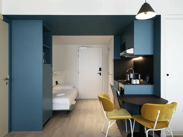 استوديو بسرير مزدوج وسرير فردي مع أريكة، Adagio Access Gent Centrum Dampoort 6/6