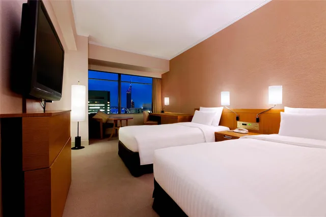 غرفة بسريرين منفصلين، Hilton Fukuoka Sea Hawk 1/3