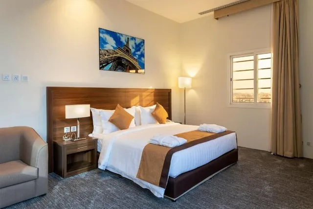 غرفة سوبيريور بسرير كينج، Seiba Serviced Apartment- Riyadh 2/4