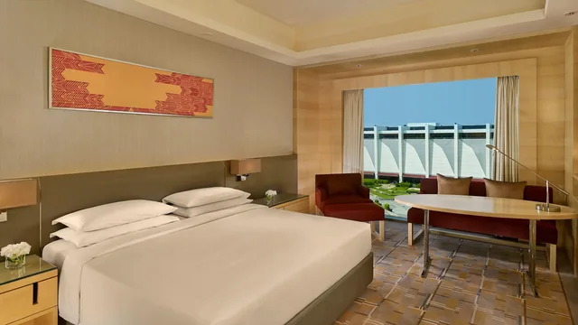 غرفة بسرير مزدوج بإطلالة، HYATT REGENCY CHANDIGARH 1/1